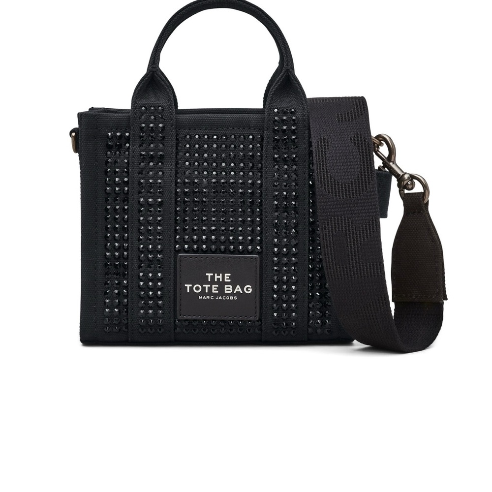 MARC JACOBS CRYSTAL
CANVAS CROSSBODY TOTE BAG